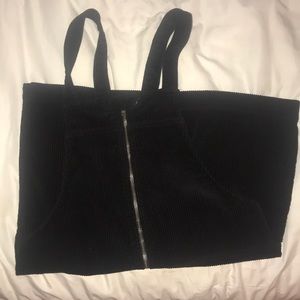 Corduroy Zipper Dress